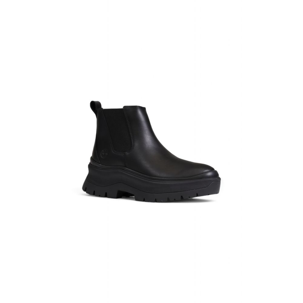 Timberland Black Leather Ankle Boots