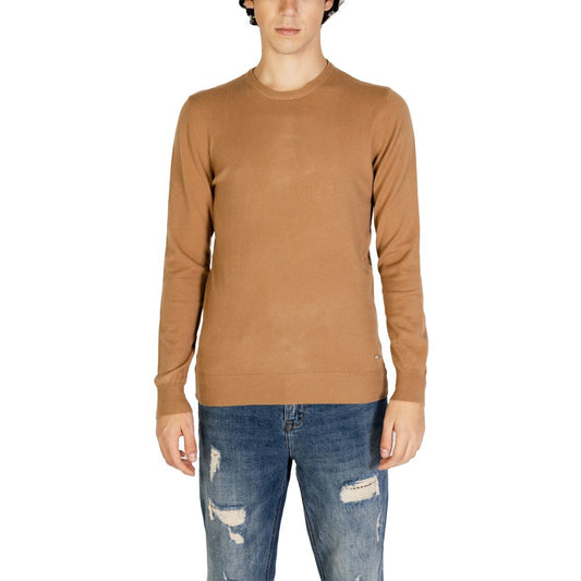 Gianni Lupo Brown Polyester Sweatshirt