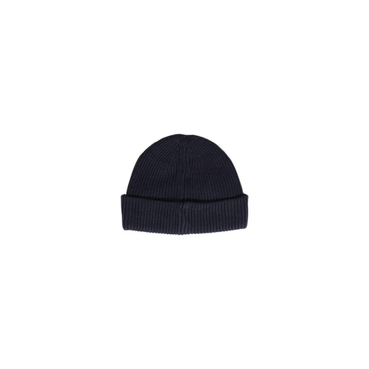 Antony Morato men's blue hat, Fall/Winter collection, polyester blend, perfect for stylish warmth.