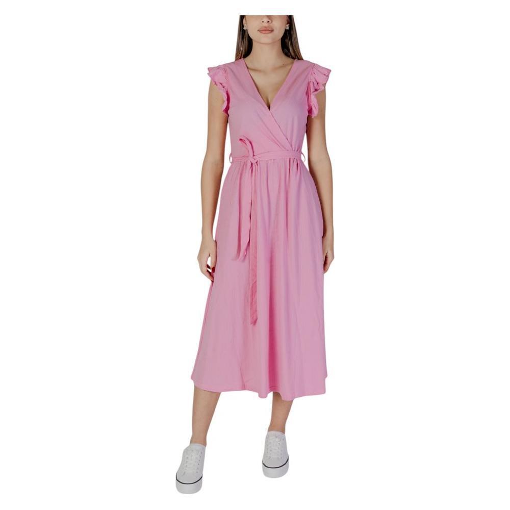 B.Young Multicolor Cotton Long