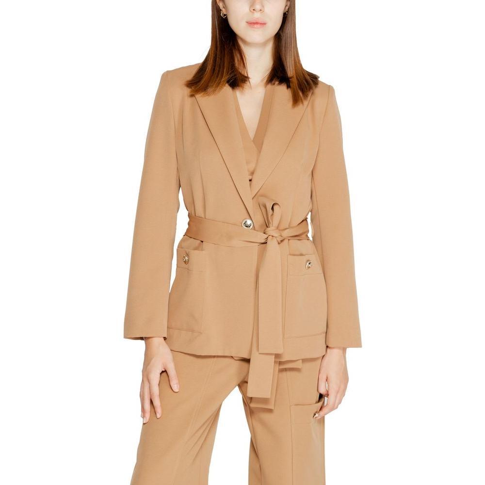 Rinascimento Beige Polyester Blazer RI-14928500309-IT44|L