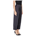 ICHI Black Polyester Pant