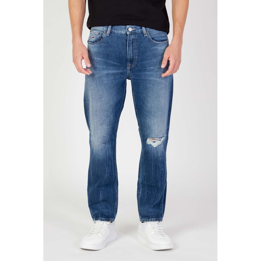 Tommy Hilfiger Jeans Blue Cotton Slim Fit Jeans