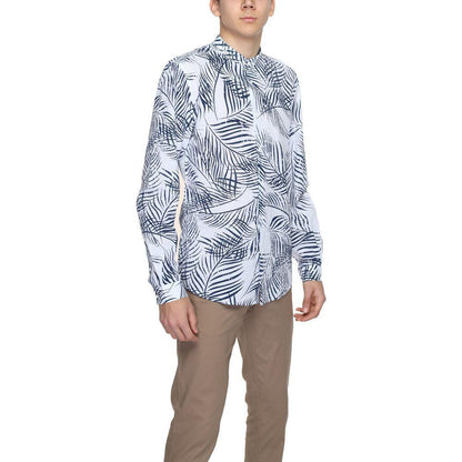 Antony Morato Blue Cotton Shirt