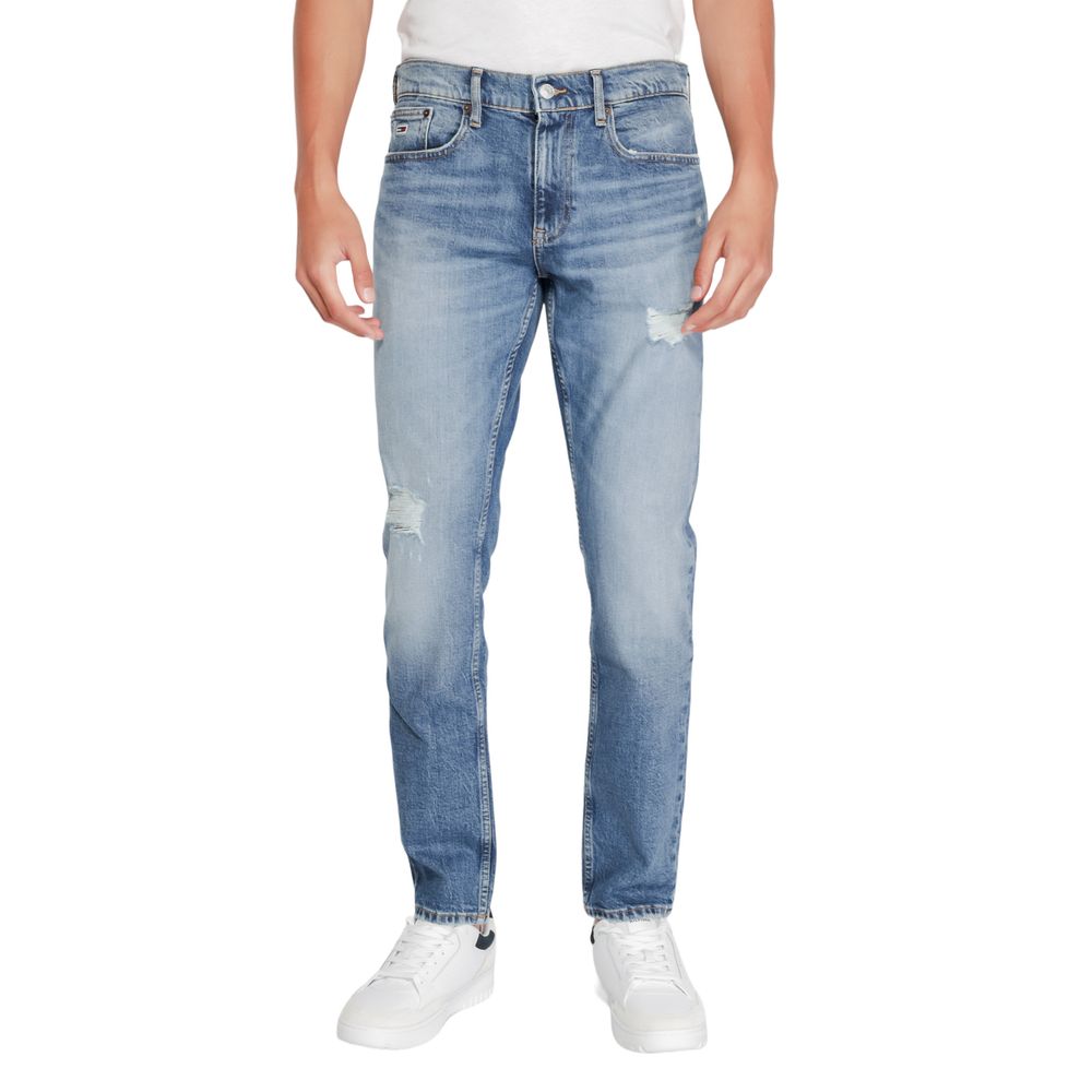 Tommy Hilfiger Jeans Blue Cotton Slim Fit Jeans