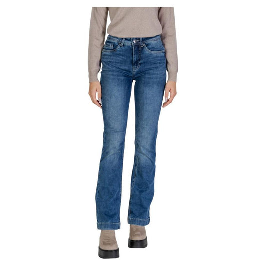 Street One Blue Cotton Jeans & Pant