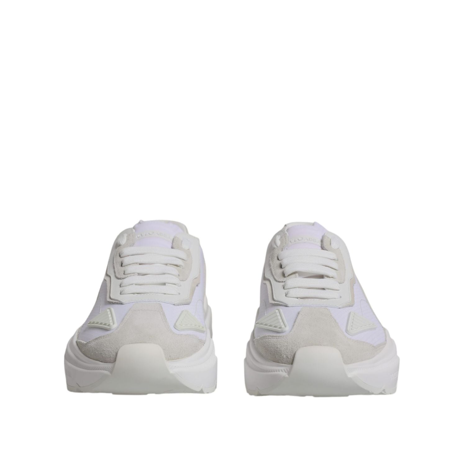 Dolce & Gabbana White Leather Daymaster Low Top Sneakers Shoes
