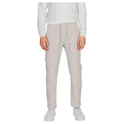 Antony Morato Beige Polyester Casual Pants