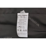 Dolce & Gabbana Gray STAFF Cotton Striped Vest