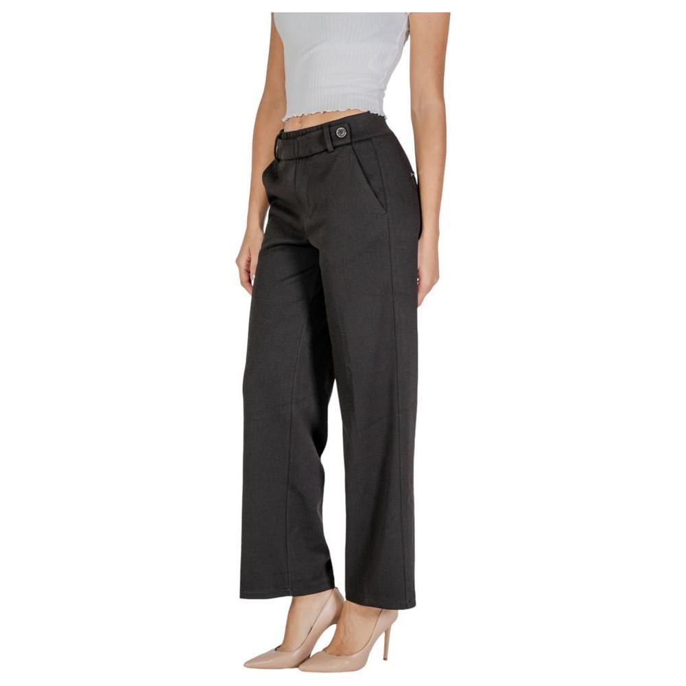 Street One Black Polyester Pant