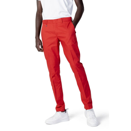 Antony Morato red cotton jeans offering a stylish slim fit, perfect for contemporary men's fashion with versatile wear.