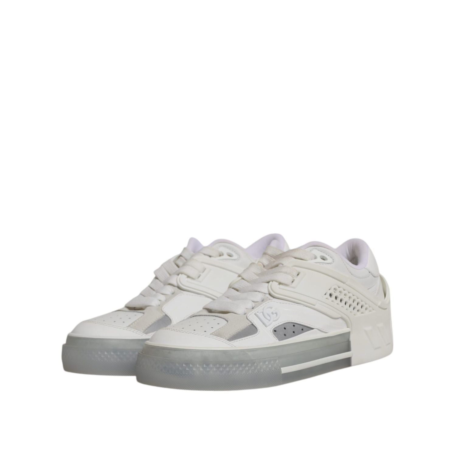 Dolce & Gabbana White DG Logo CUSTOM 2.Zero Sneakers Shoes