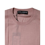 Dolce & Gabbana Pink Cashmere Knitted Sleeveless Tank Top