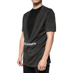 Dolce & Gabbana Black Cotton Crew Neck Short Sleeves T-shirt