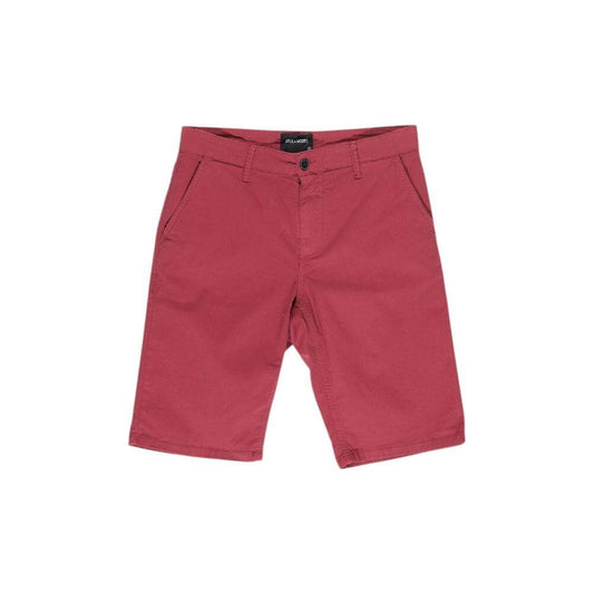 Lyle & Scott Bordeaux Cotton Men's Bermuda Shorts, Fall/Winter Collection, 97% Cotton, 3% Elastane for comfort and style.
