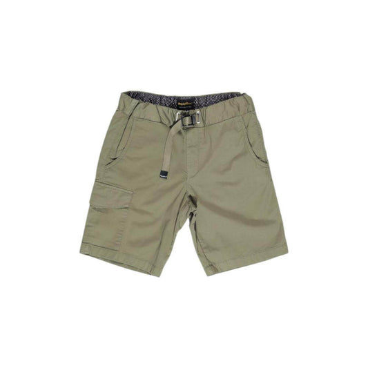 Refrigiwear men's green cotton Bermuda shorts for fall/winter, featuring 98% cotton and 2% elastane composition.
