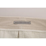 Ermanno Scervino Beige Slim Jeans Corduroy Skinny Pants Jeans & Pants