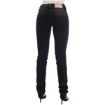 John Galliano Gray Wash Cotton Stretch Regular Fit Jeans