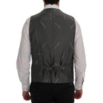 Dolce & Gabbana Black STAFF Cotton Rayon Vest