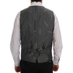 Dolce & Gabbana Gray STAFF Cotton Rayon Vest