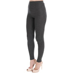 Dolce & Gabbana Gray Cashmere Stretch Tights