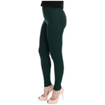 Dolce & Gabbana Green Cashmere Stretch Tights