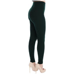 Dolce & Gabbana Green Wool Stretch Tights