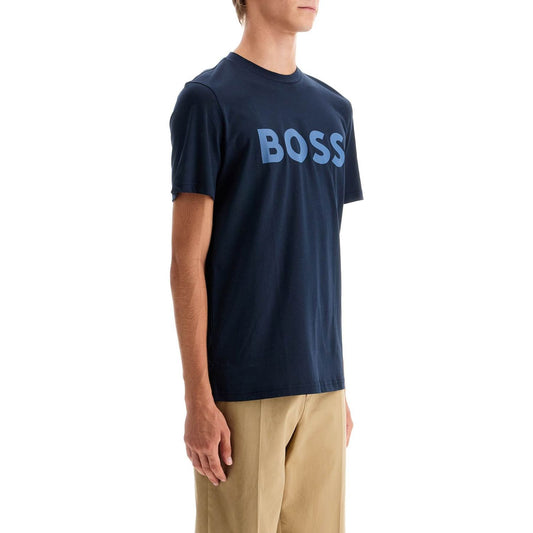 Boss logo print t-shirt Topwear Boss