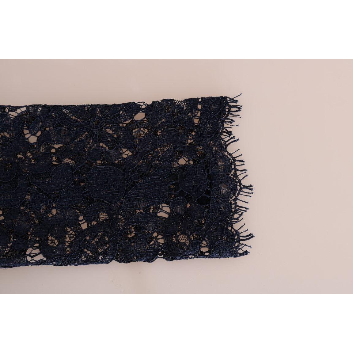 优雅花卉蕾丝 A 字形连衣裙