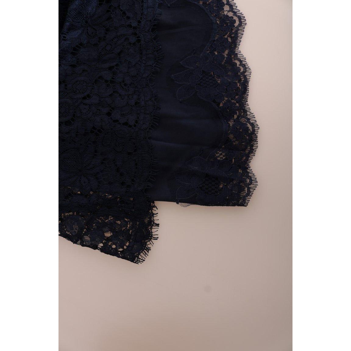 优雅花卉蕾丝 A 字形连衣裙