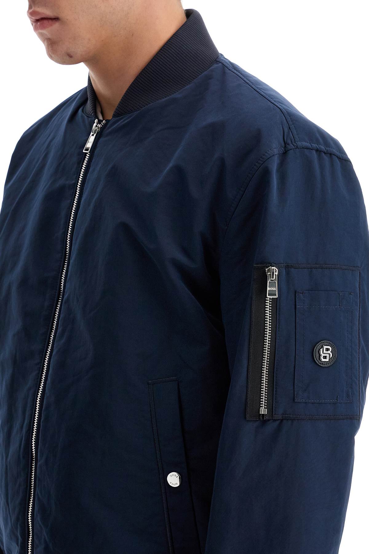 Boss waterproof regular fit bomber jacket