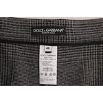 Dolce & Gabbana Gray Wool Capri Pants