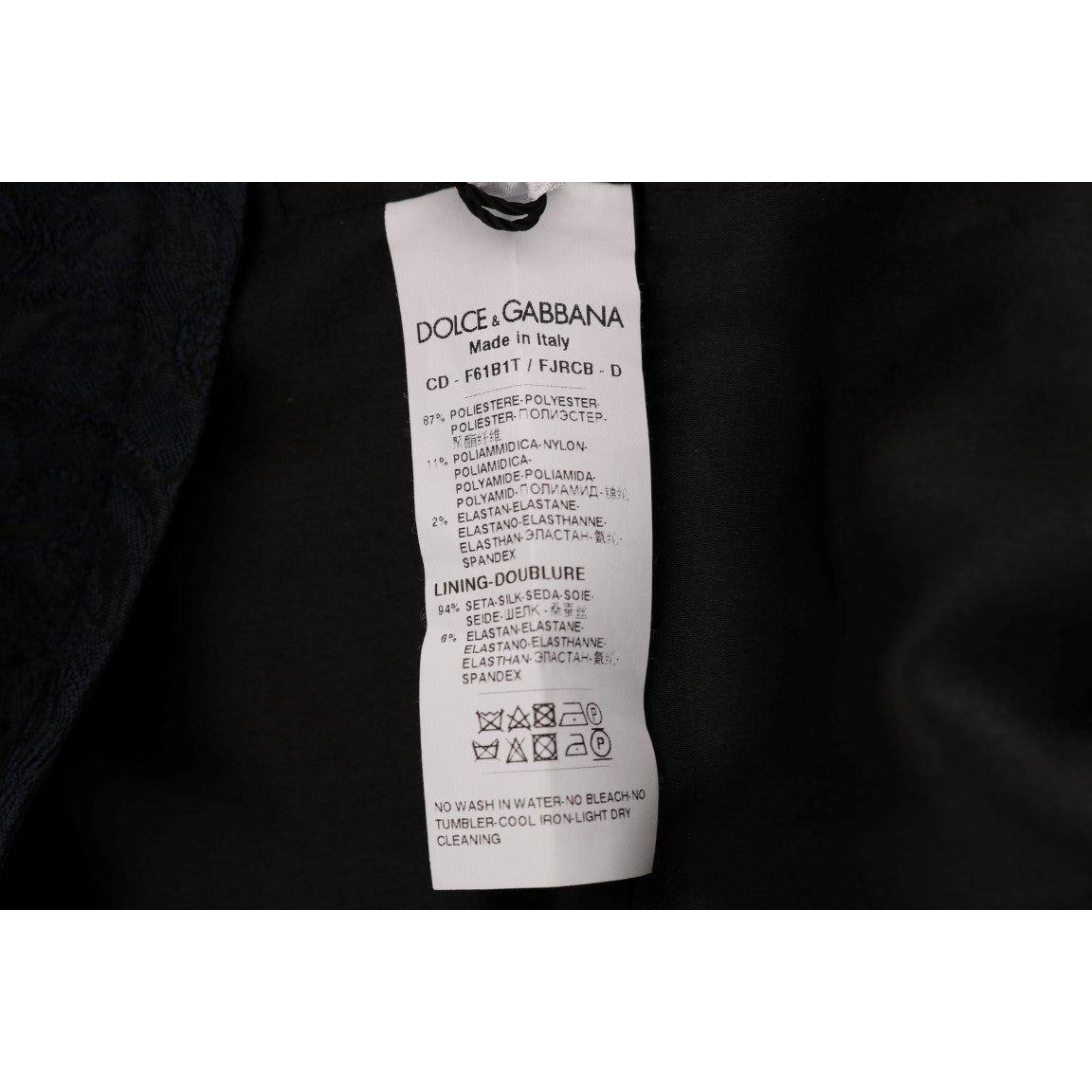 花卉锦缎迷你喇叭连衣裙