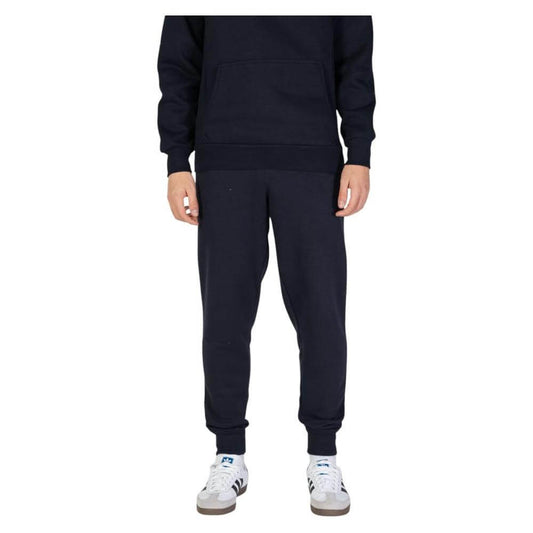 Men's black cotton blend pants from Hydra Clothing Fall/Winter collection, featuring a comfortable fit and modern style.