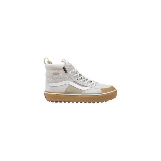 Vans UA SK8-Hi MTE-2 beige leather sneaker, high-top design, 100% leather with rubber outsole, waterproof technology, ankle support