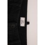 GF Ferre Black Corduroy Cotton Straight Fit Pants Jeans & Pants