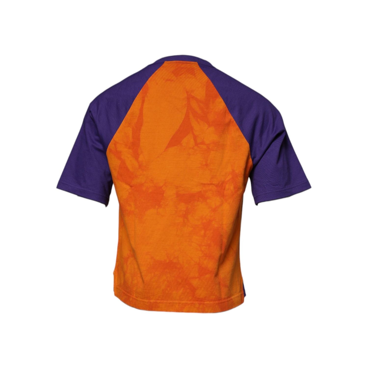 Dolce & Gabbana Orange Purple Graphic Print Short Sleeves T-shirt