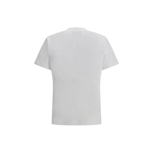 Back view of white Moschino Logoed T-Shirt, featuring a timeless design ideal for casual sophistication.