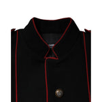 Dolce & Gabbana Black Single Breasted Trench Coat Jacket