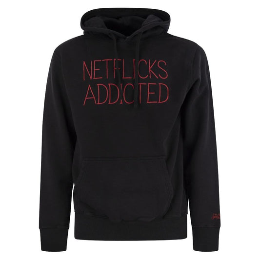 MC2 Saint Barth Black Cotton Men's Hoodie