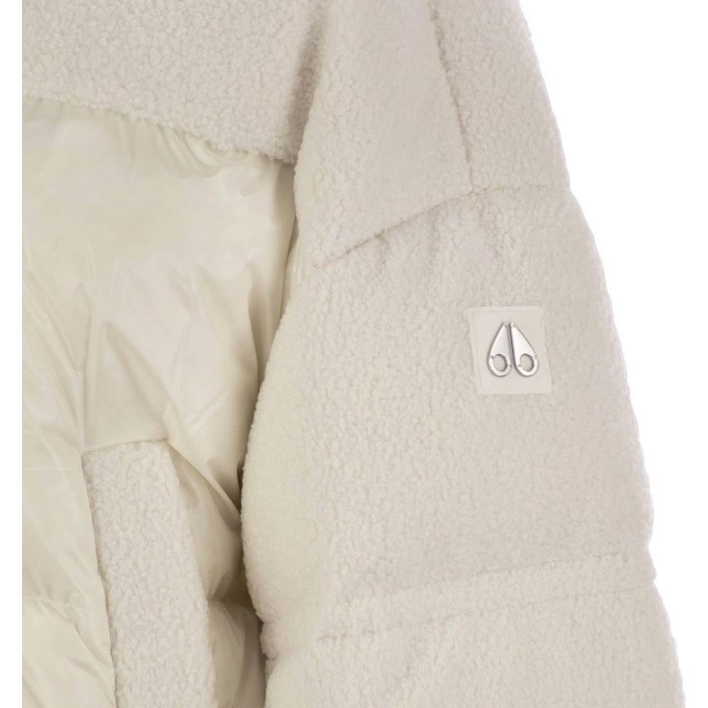 Moose Knuckles White Nylon Jackets & Coat MO-14458-XS