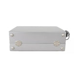 Dolce & Gabbana Silver Retro Radio Boombox Limited Edition Handmade Wood Bag