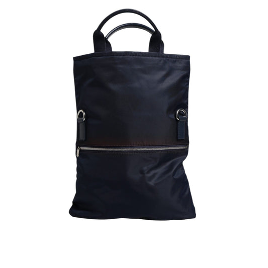 Dolce & Gabbana Dark Blue Nylon Shoulder Baby Tote Diaper Bag