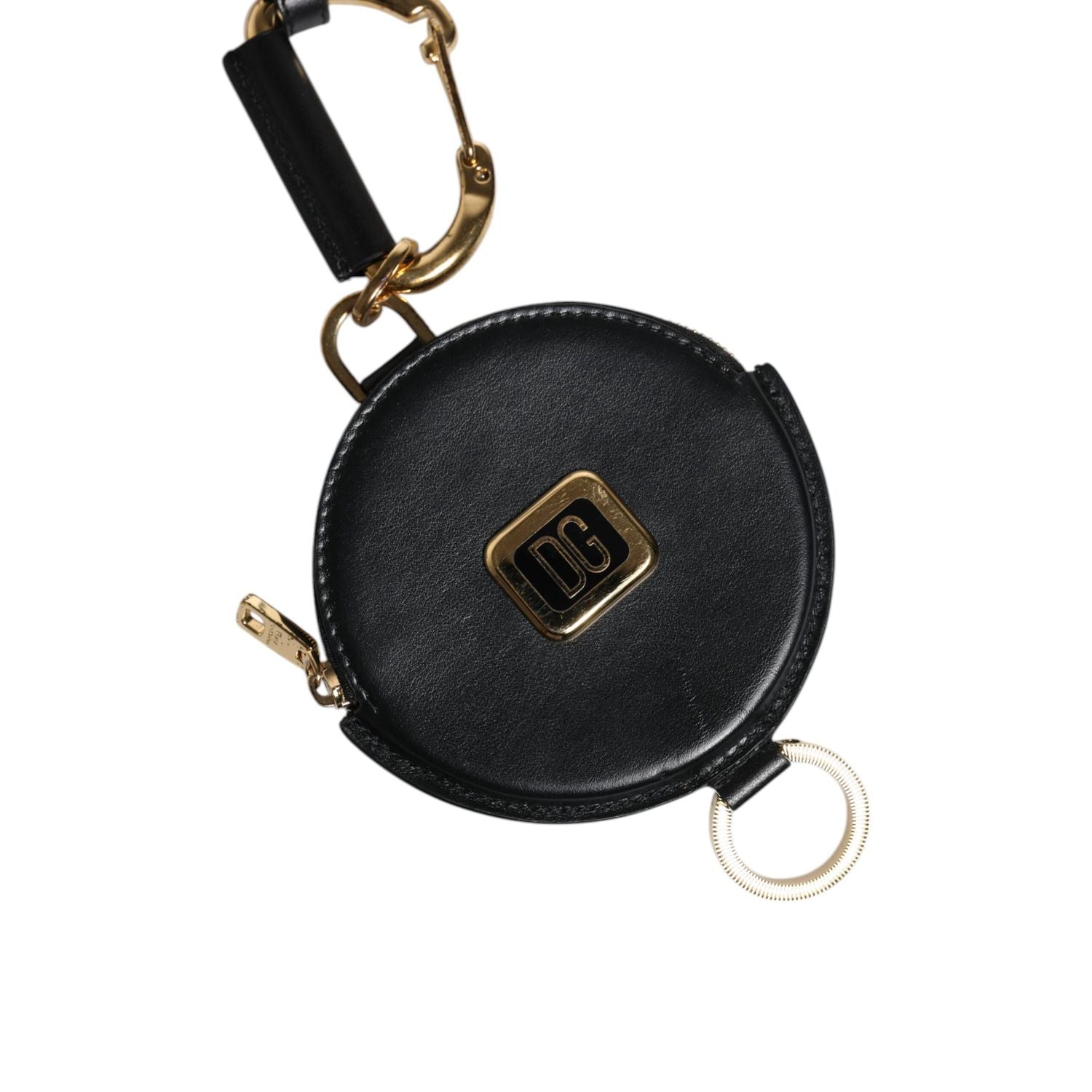 Front view with bag zipped and handles upright.