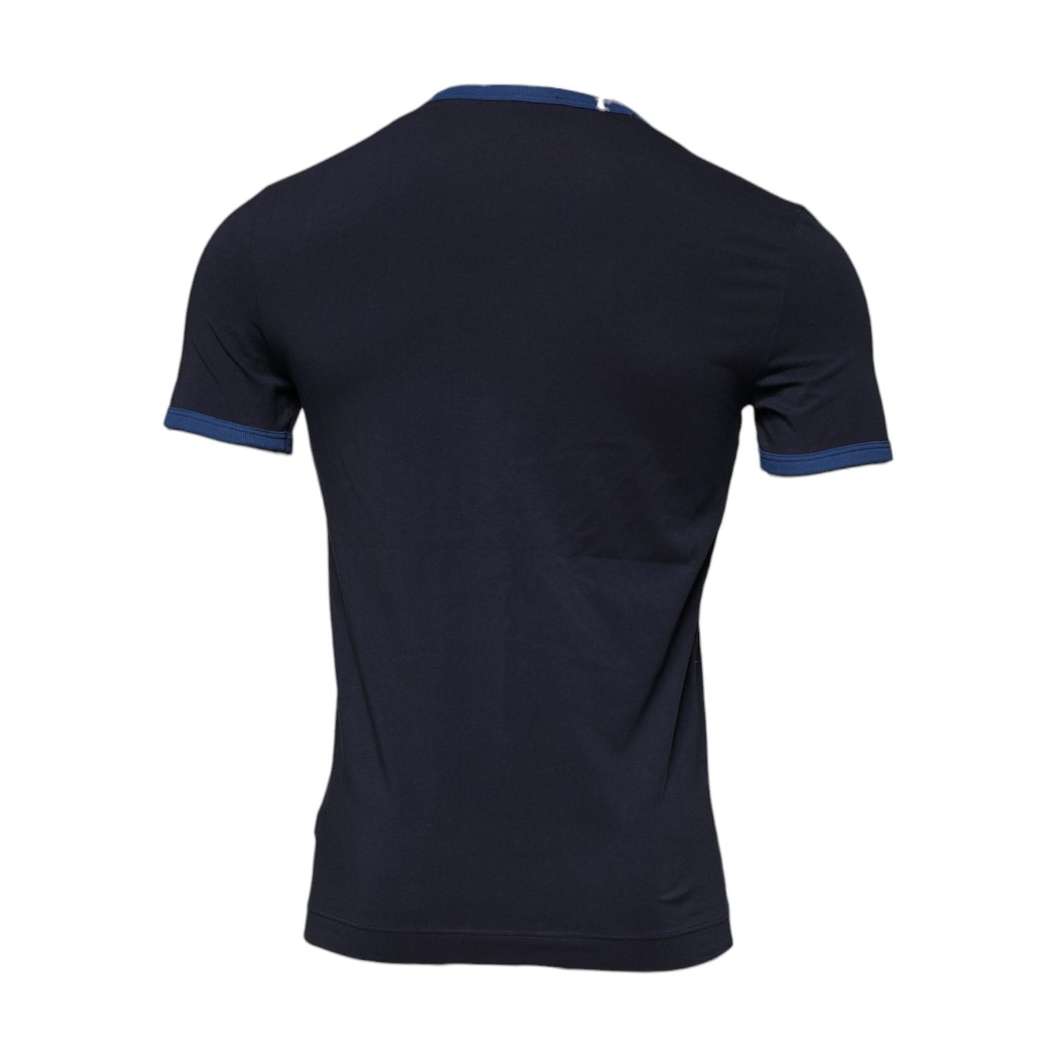 Dolce & Gabbana Blue Cotton Stretch Crewneck Underwear T-shirt