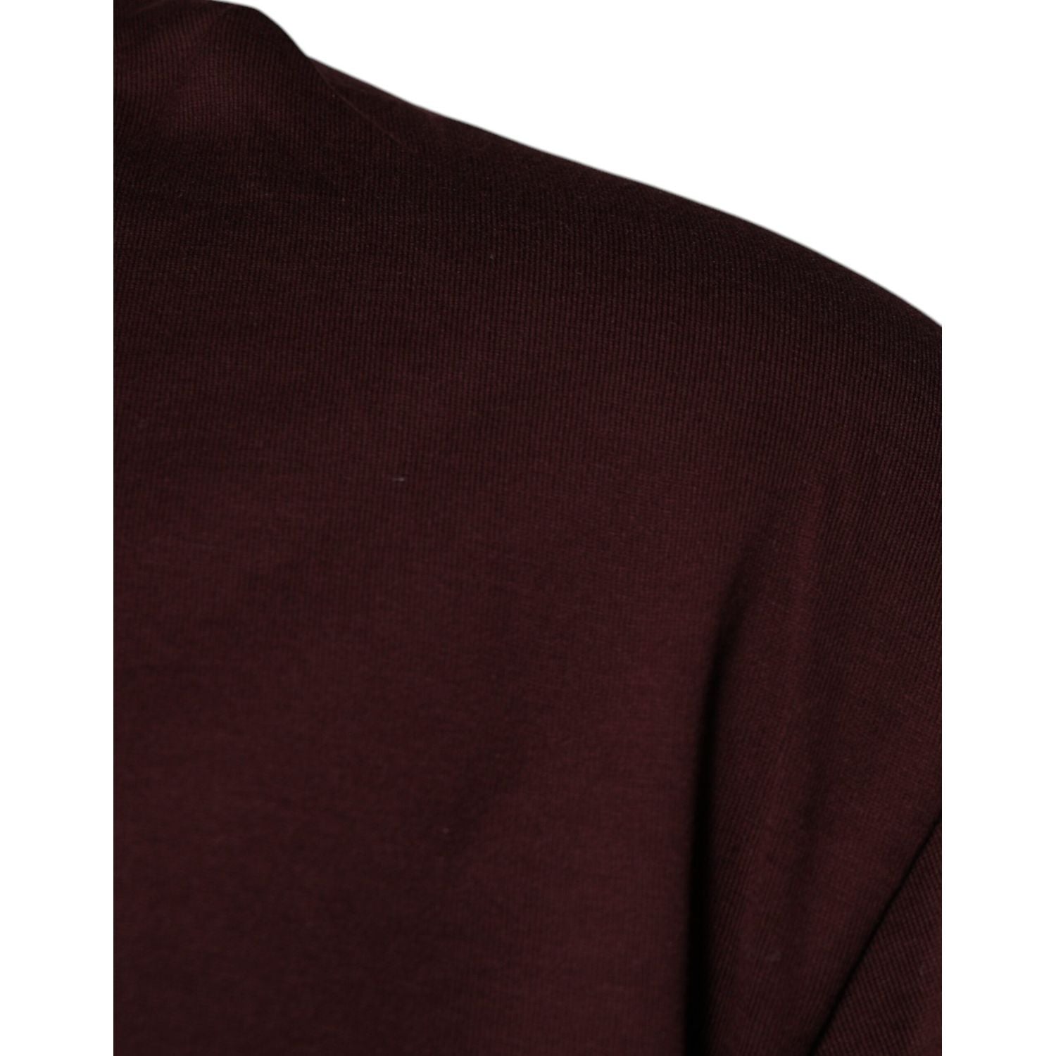 Dolce & Gabbana Brown Logo Print Cotton Crew Neck T-shirt