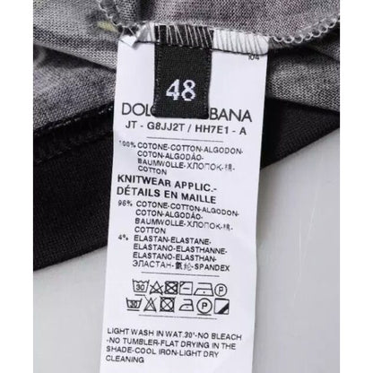 Dolce & Gabbana Black 2019 Year Of The Pig Crew Neck T-shirt