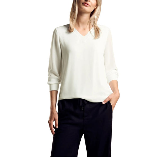 Street One White Viscose Blouse