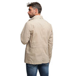 People Of Shibuya Beige Cotton Men Jacket