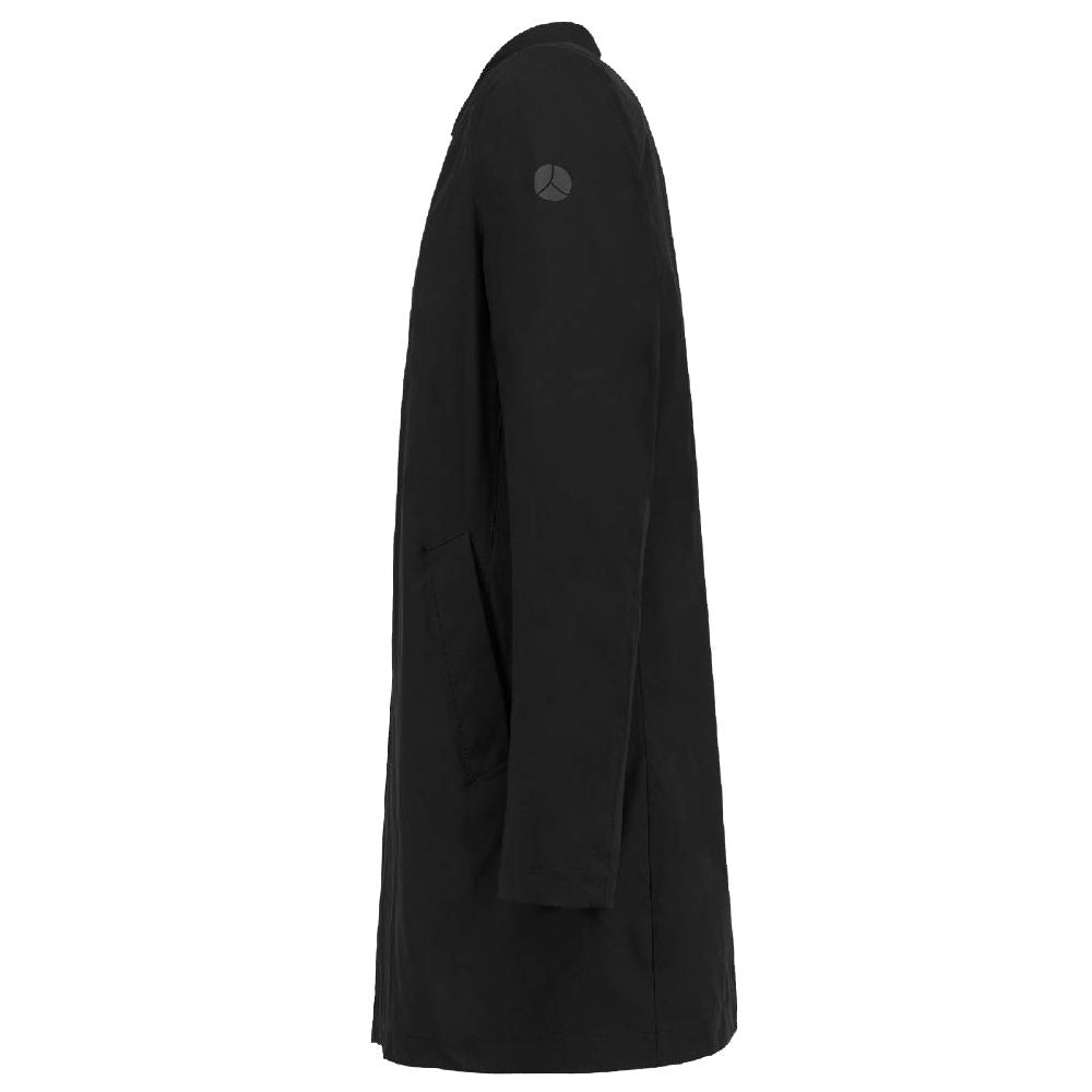 People Of Shibuya Black Recycled Polyester Men Trench Coat